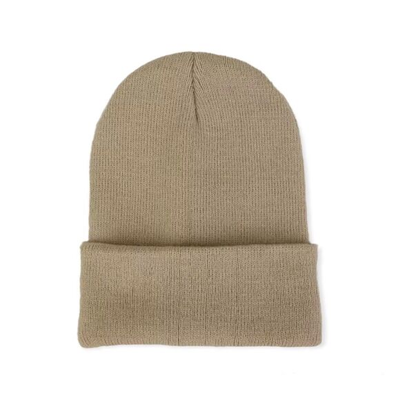 🆕Brown Knitted Winter Beanie Hat - Picture 1 of 4
